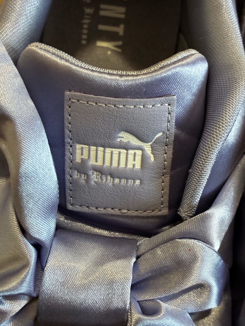 Puma x Fenty Rihanna Satin Bow Sneakers in Lilac Sweet Lavender - Picture 8 of 12